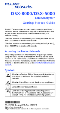 Thumbnail of document Manual - DSX2-5-IE-K1 Cable Analyzer Kit